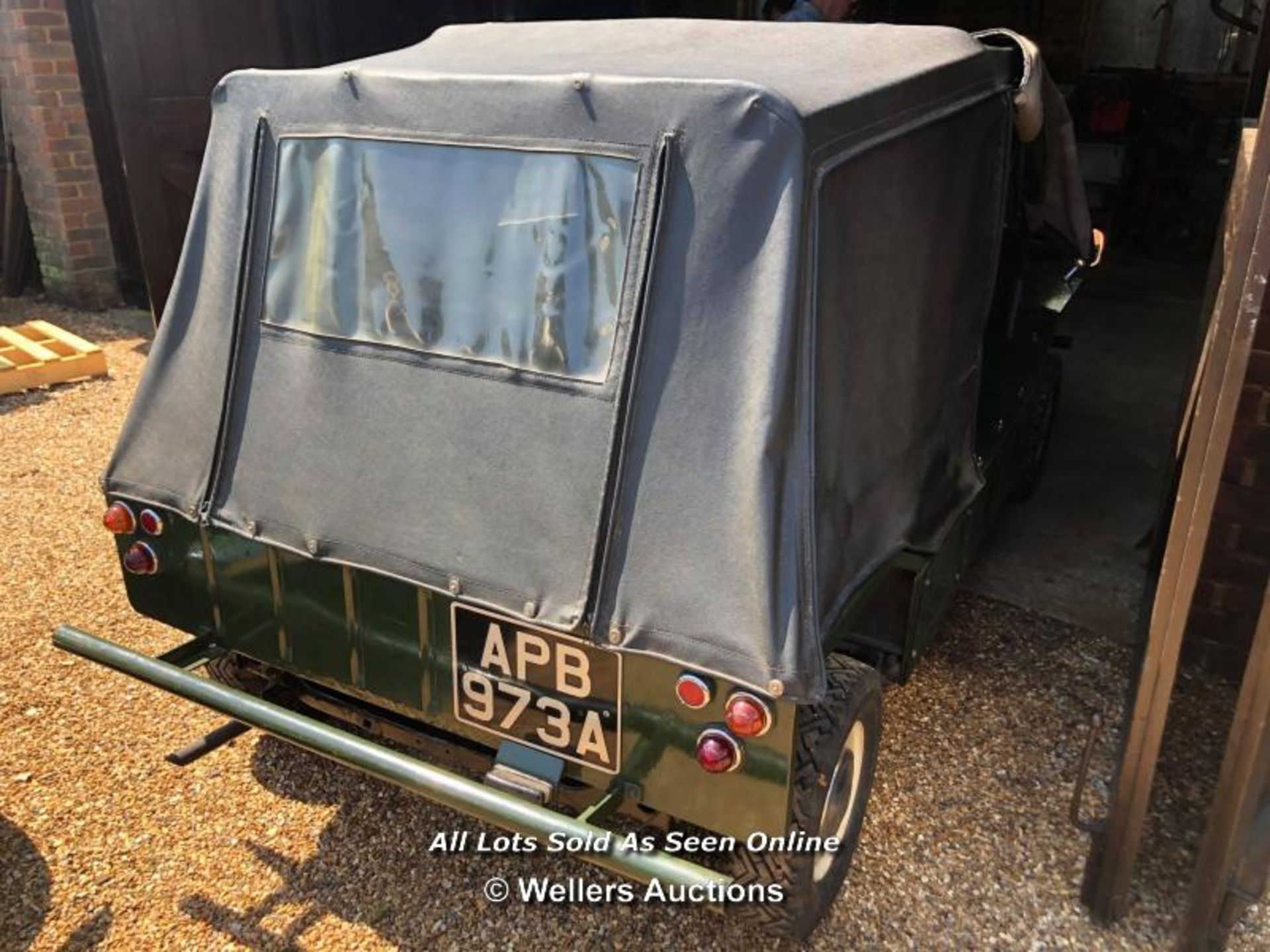 1964 AUSTIN MINI MOKE (APB 973A) 25917 MILES, MANUFACTURED LONGBRIDGE DECEMBER 1964, CHASSIS NO. A- - Image 7 of 20