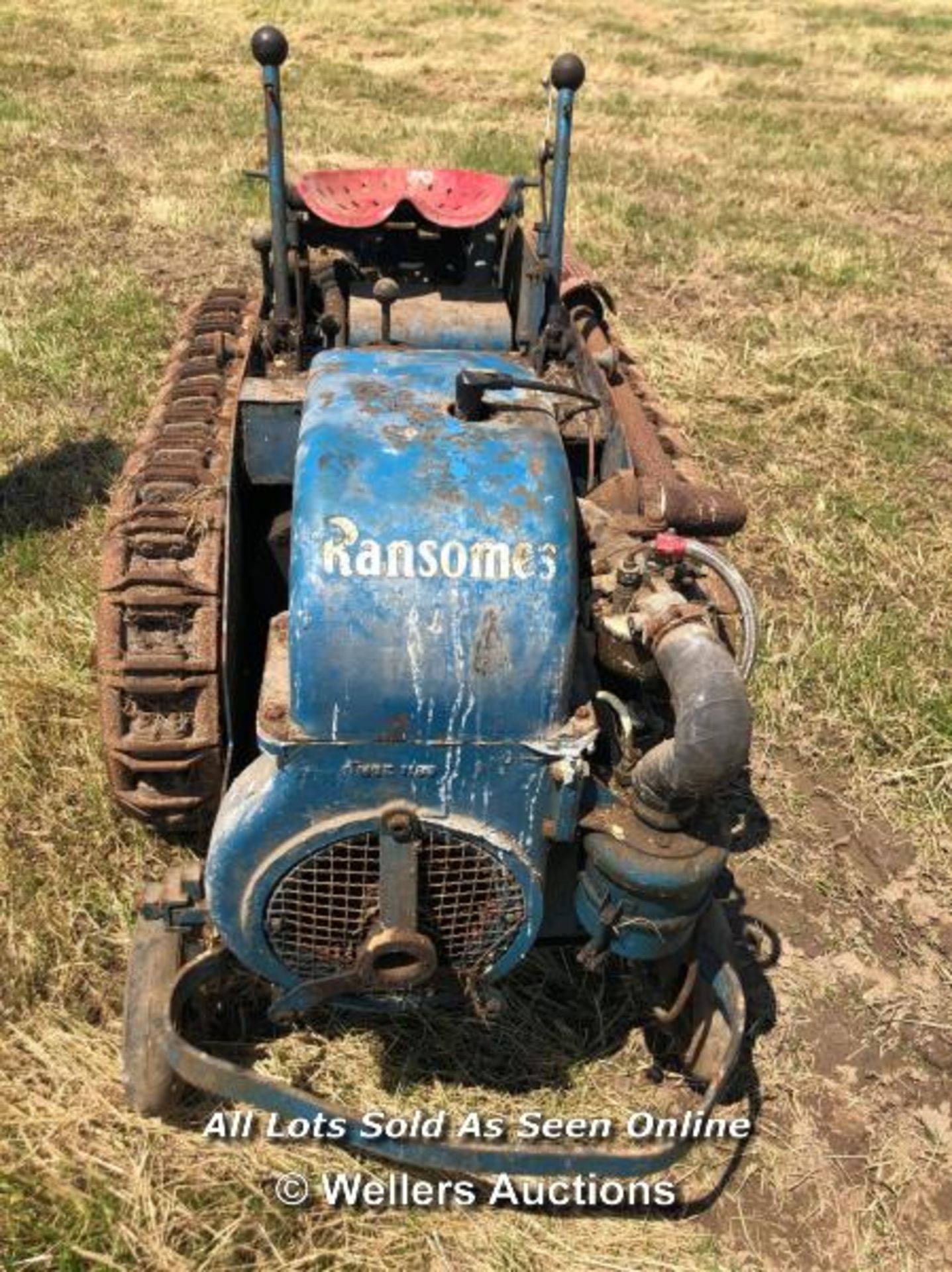 VINTAGE RANSOMES GARDEN CRAWLER - Image 3 of 4