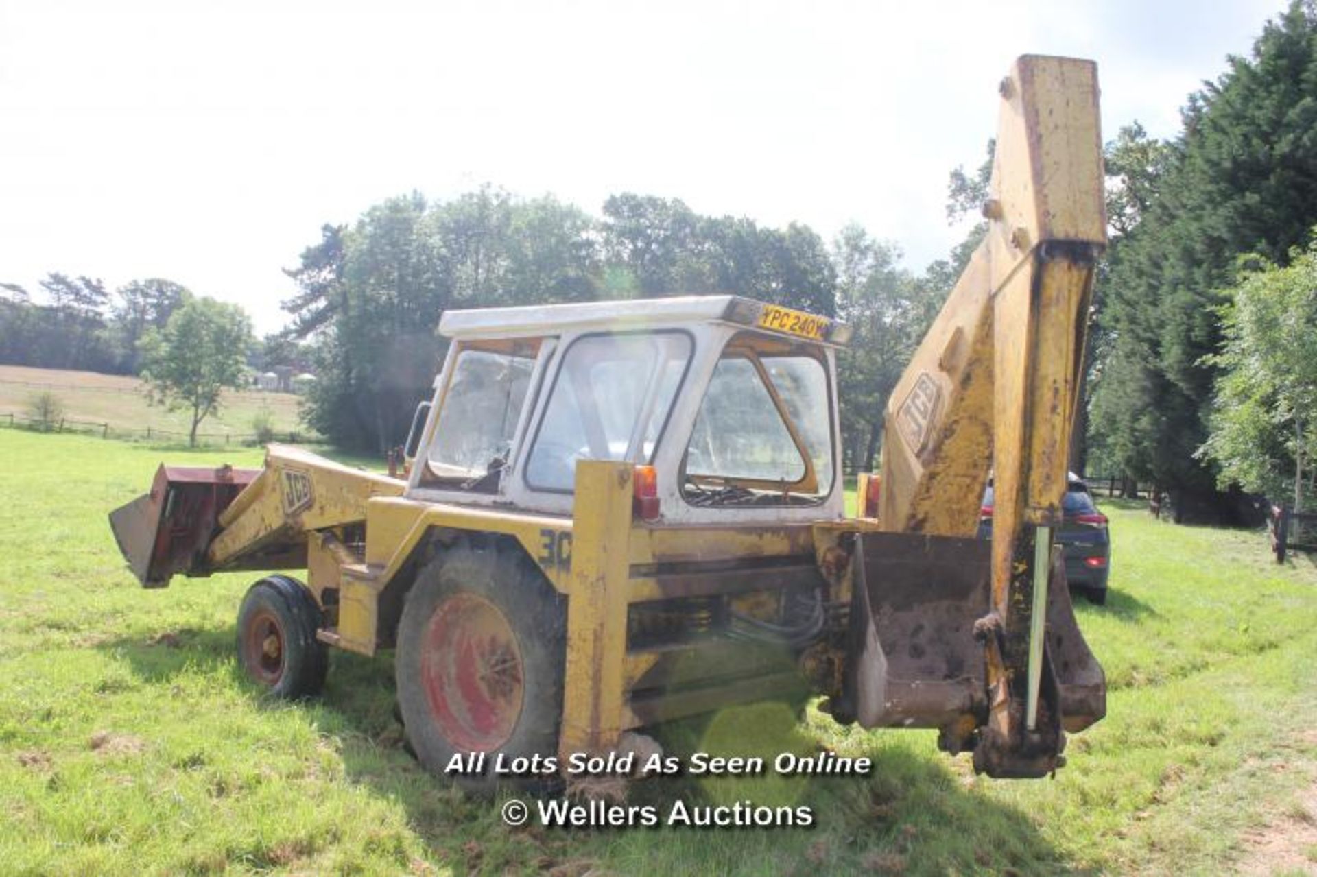 JCB 3C MKII DIGGER LOADER (YPC 240Y) IN WORKING ORDER - Image 4 of 8