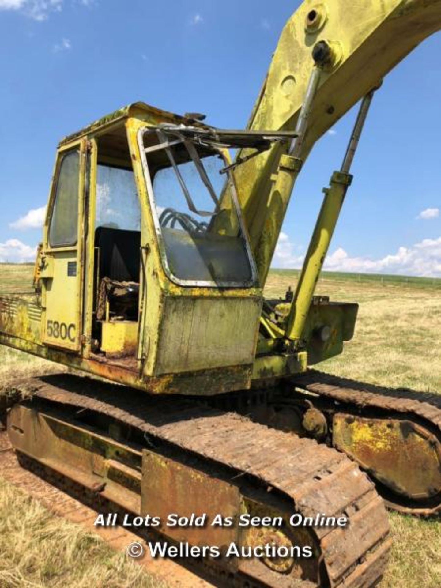 HYMAC 580C DIGGER WITH FORD ENGINE - Image 4 of 6