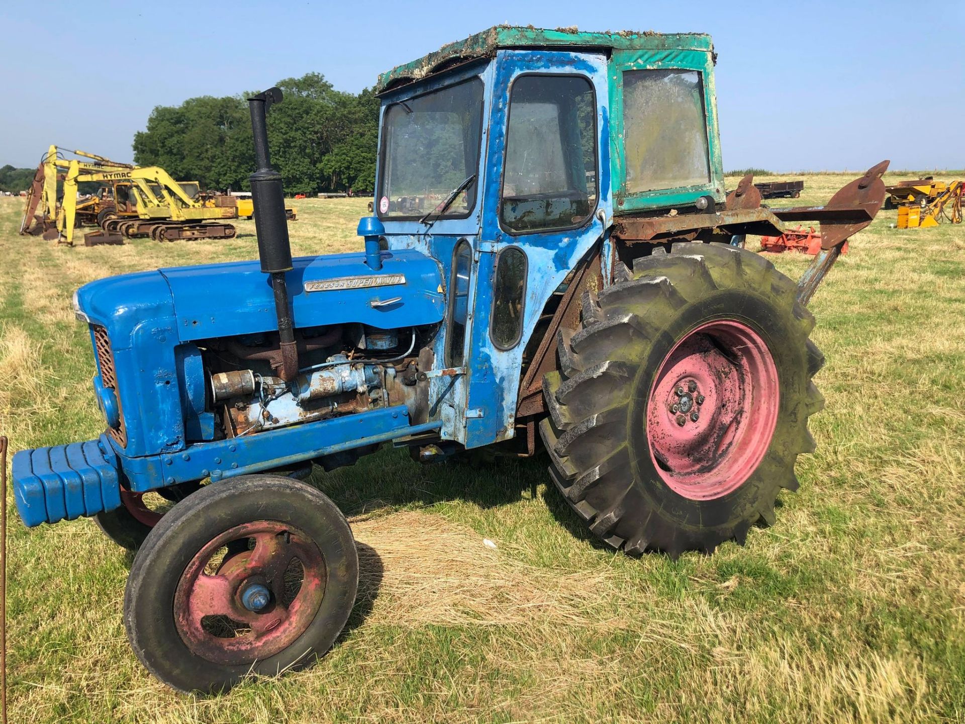 1963 FORDSON SUPER MAJOR (116 WKN) WITH COOKS 12 TONNE 2 SPEED WINCH