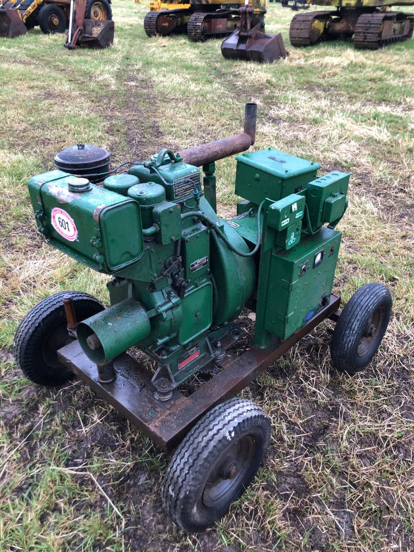 LISTER SR2 DIESEL GENERATOR ON WHEELS