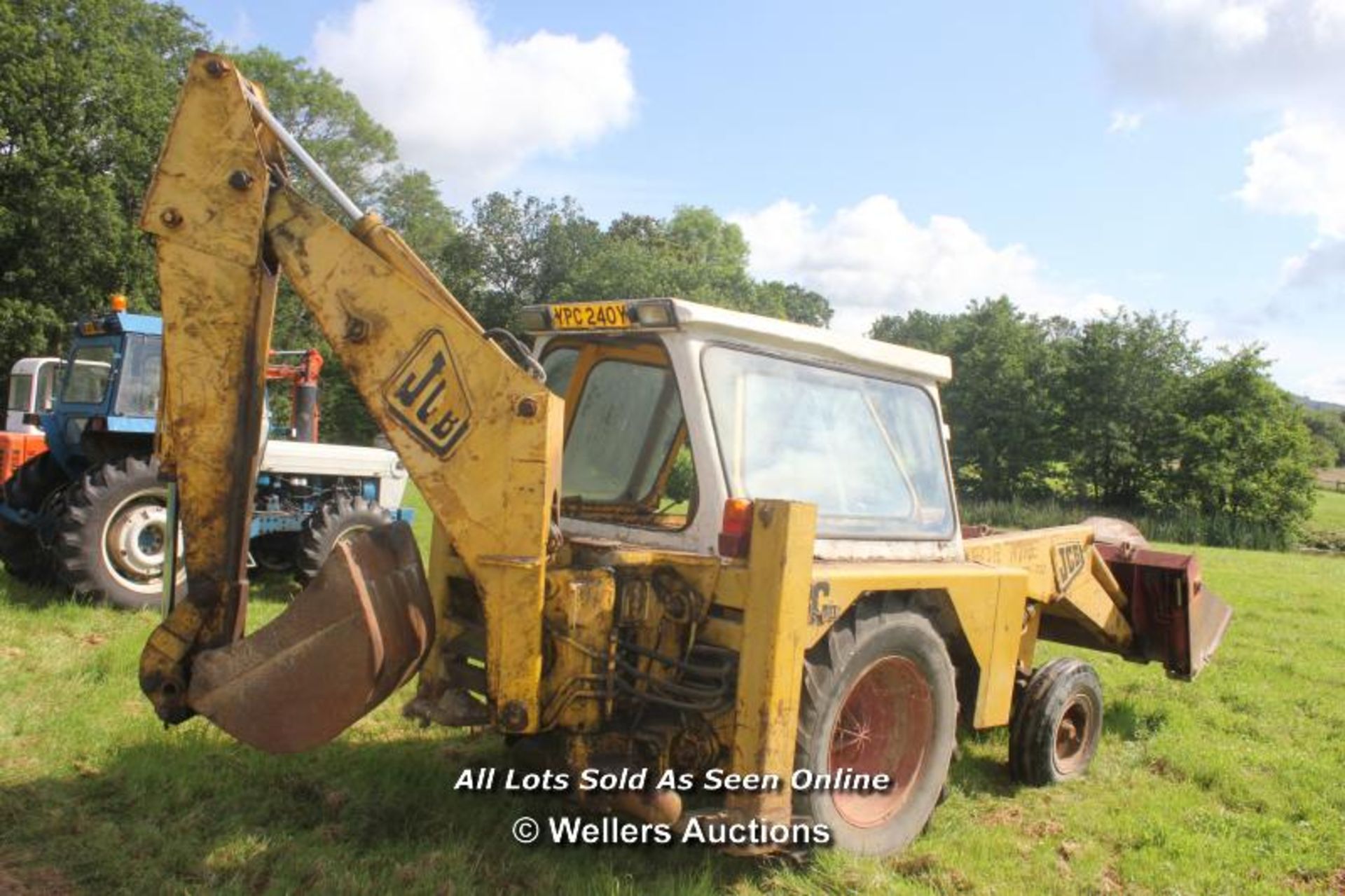 JCB 3C MKII DIGGER LOADER (YPC 240Y) IN WORKING ORDER - Image 5 of 8