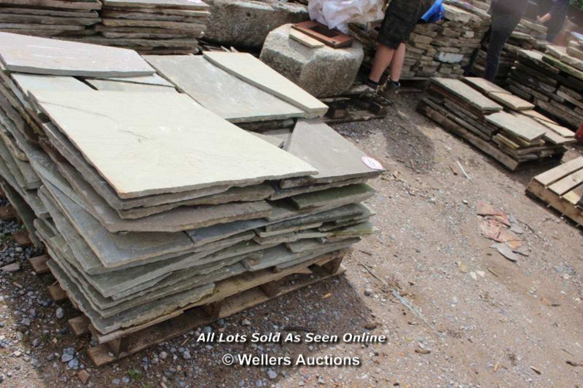 *TWO PALLETS OF INDIAN SANDSTONE, APPROX 20 SQ MRS
