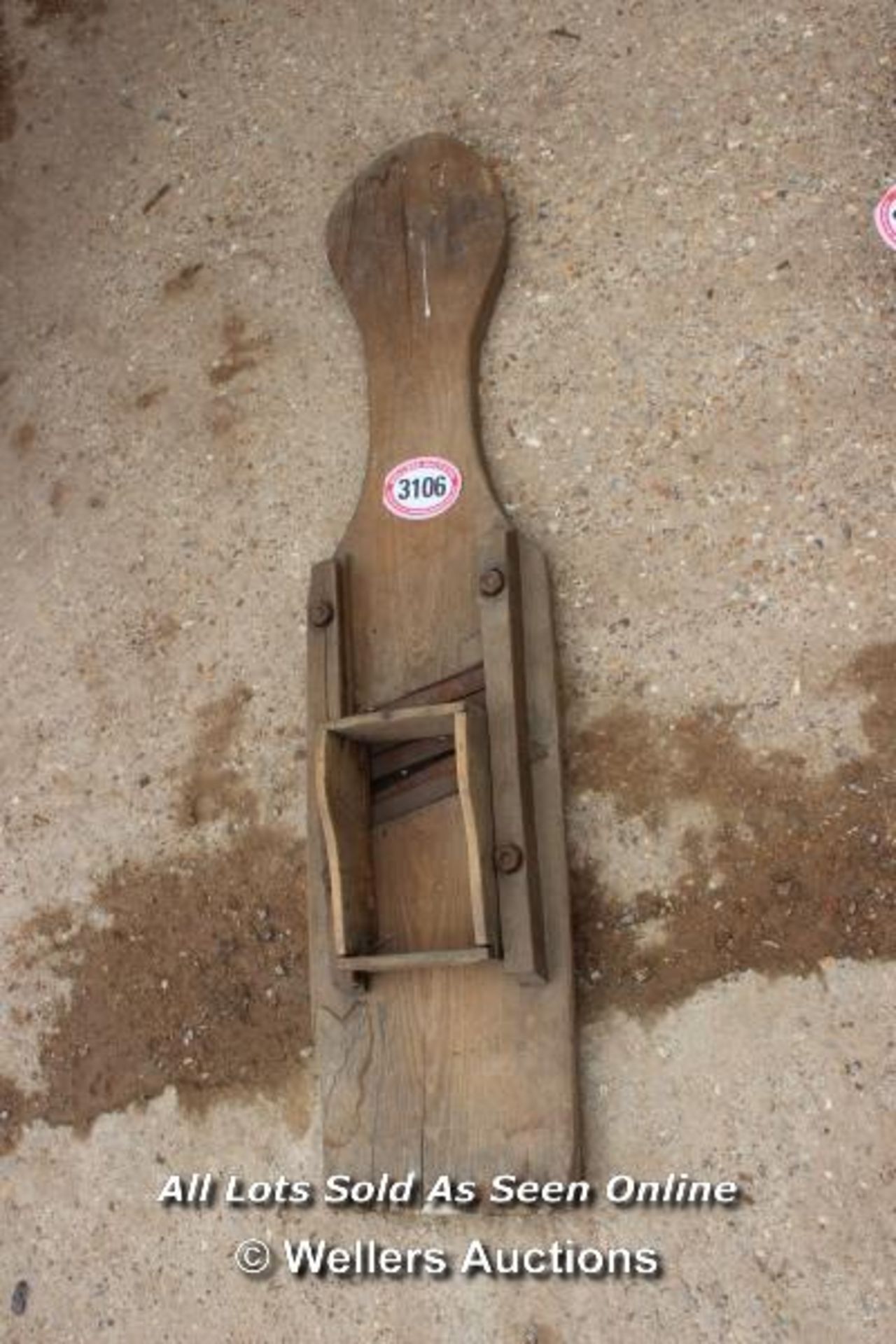 *LARGE WOODEN MANDOLIN SLICER, 135CM LONG