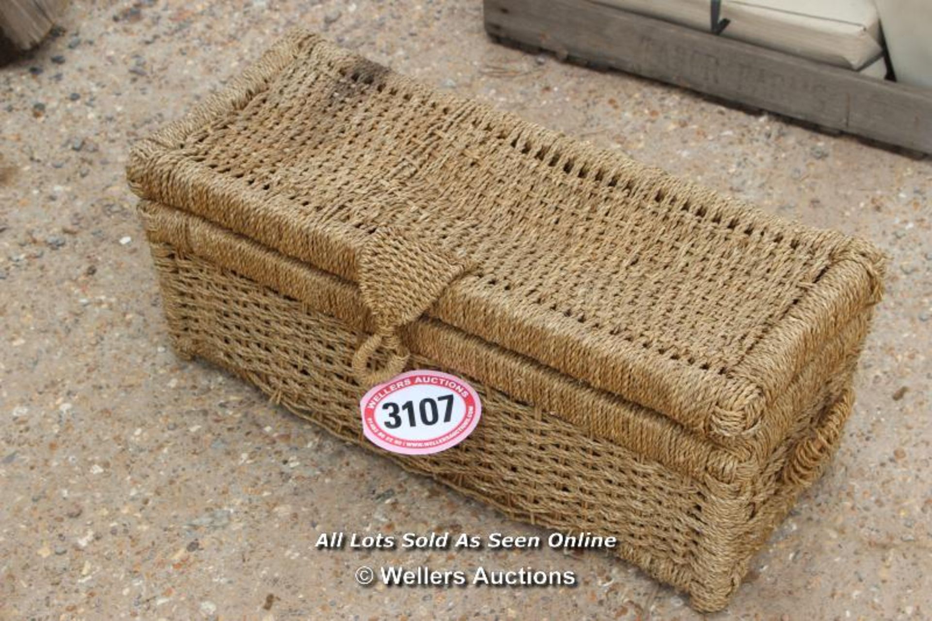 *WICKER STYLE BASKET