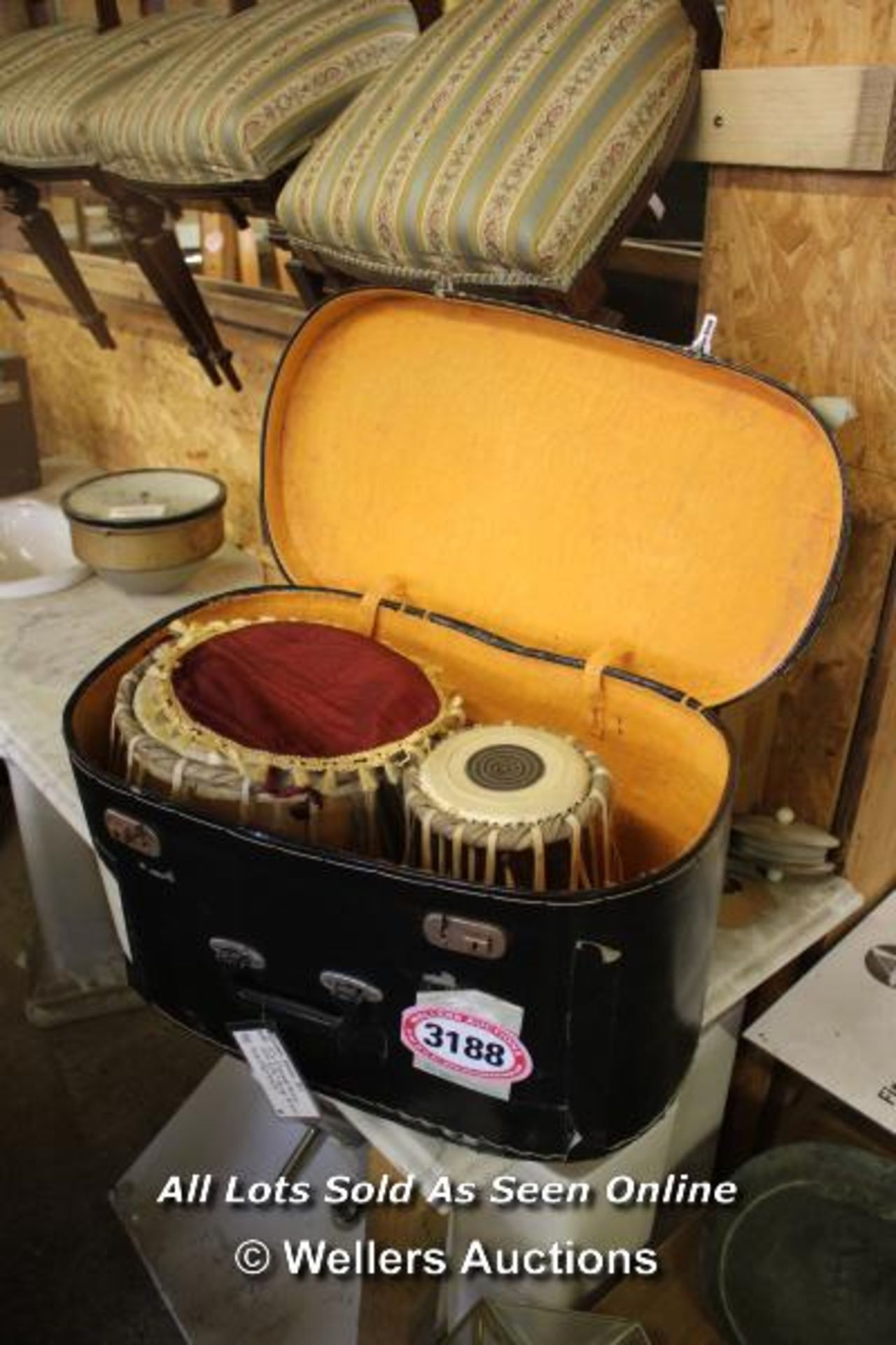 *PAIR OF BONGO DRUMS IN A CASE - Image 2 of 2