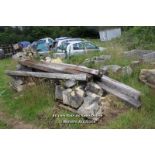 *APPROX TEN RAILWAY SLEEPERS (ALL A/F)