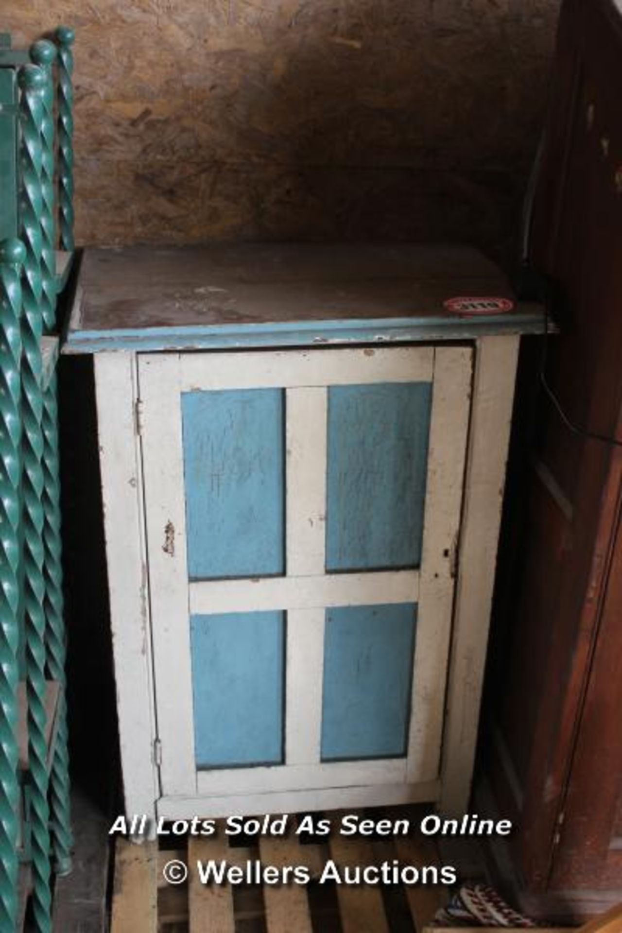 *VINTAGE PAINTED CUPBOARD, 50CM X 72CM X 105CM - Image 2 of 2