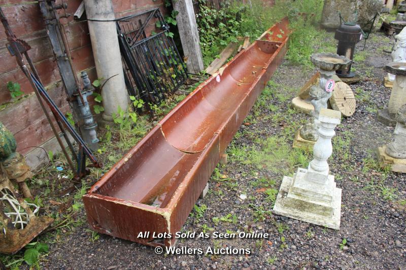 *TEN PIECE SECTIONAL TROUGH, TOTAL LENGTH 950CM - Image 2 of 4