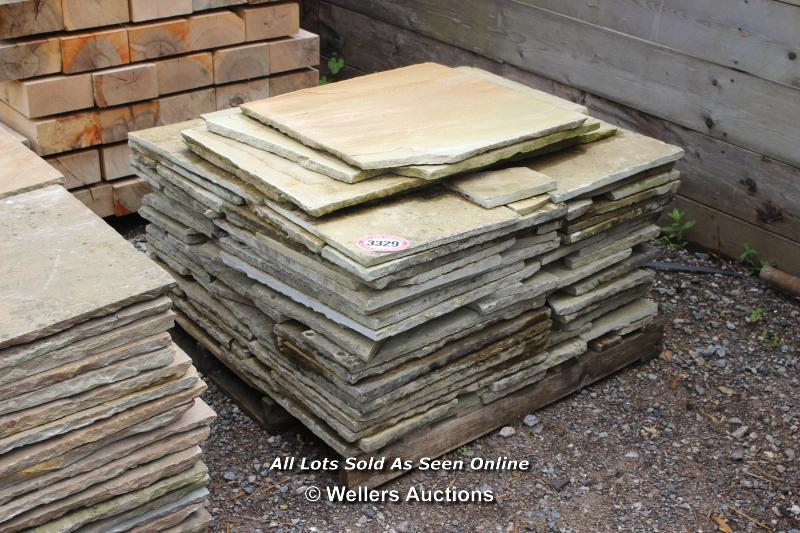 *PALLET OF INDIAN SANDSTONE, APPROX 20 SQ MTRS