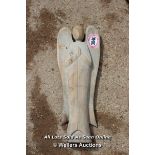 *CARVED WOODEN ANGEL, 79CM HIGH