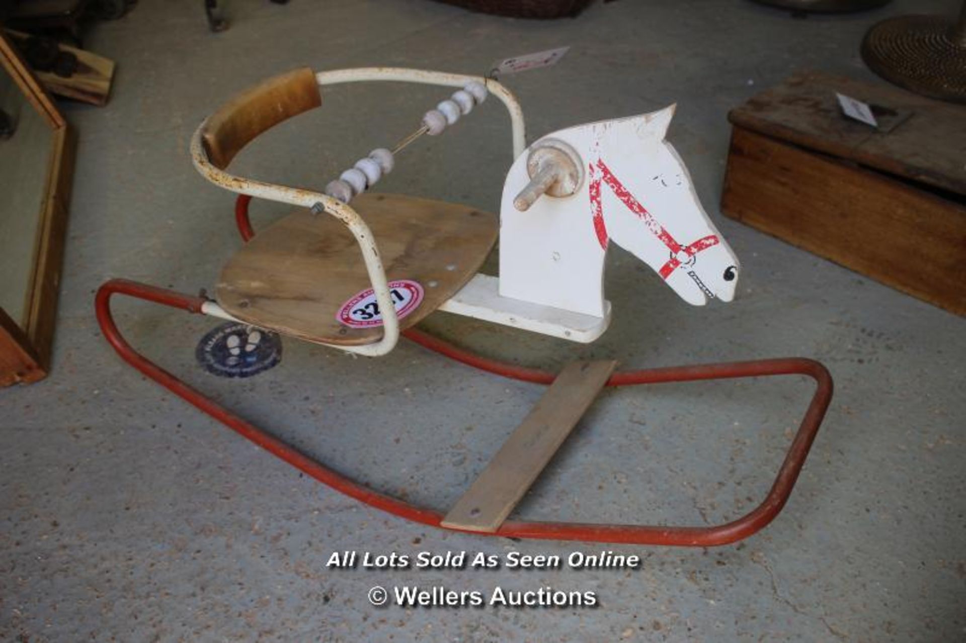 *VINTAGE CHILDRENS ROCKING HORSE