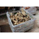 *PALLET OF APPROX 50 CARVED WOODEN SHEEP