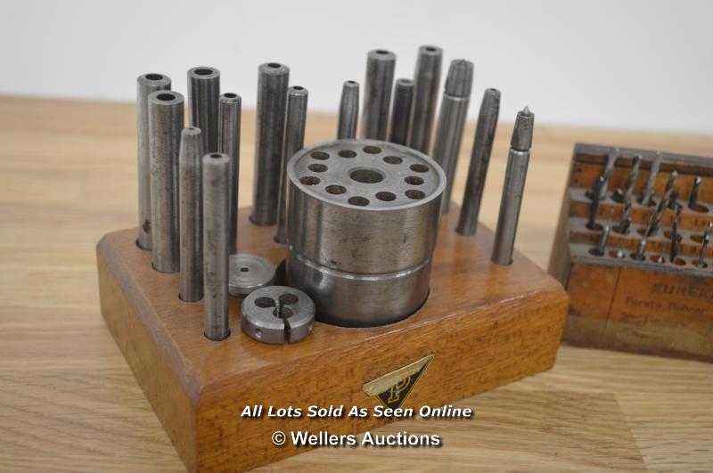 CLOCK MAKERS STEAKING AND PUNCH SETS,WATCH/CLOCK MAKERS DRILL BITS IN VARIOUS SIZES - Image 2 of 4