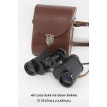 NOCTOVIST MK II 8 X 30 BINOCULARS WITH LEATHER CASE