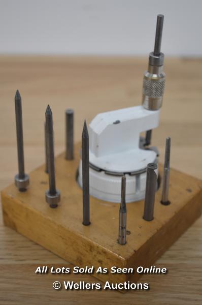 CLOCK MAKERS STEAKING AND PUNCH SETS,WATCH/CLOCK MAKERS DRILL BITS IN VARIOUS SIZES - Image 4 of 4