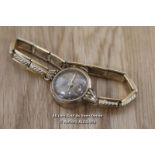 *VINTAGE MEDANA SEVEN 7 JEWELS GOLD COAT LADIES WATCH / LADIES COCKTAIL/DRESS WATCH,MANUAL