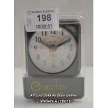 ACCTIM,INGOT,QUARTZ ALARM CLOCK / APPEARS TO BE NEW - OPENED BOX