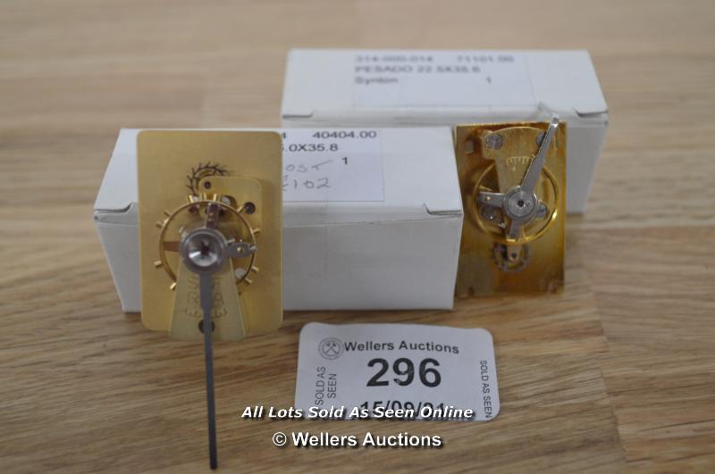 NEW CLOCK PLATFORM ESCAPEMENT FOR CARRIAGE/MANTEL CLOCKS…...,SIZE 25X0X35.8/22.5X35.6