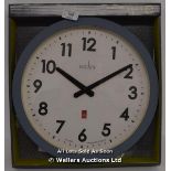 ACCTIM,ELSWICK, QUARTZ WALL CLOCK,ANALOGUE, GREY COLOUR. / APPEARS TO BE NEW - OPENED BOX