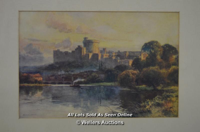 FOUR RIVER SCENE PRINTS BY E W HASLEHURST, 15" X 8.5" - Image 5 of 5