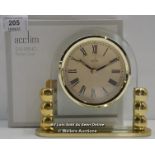 ACCTIM,SALERNO,QUARTZ MANTEL CLOCK / APPEARS TO BE NEW - OPENED BOX