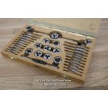 TOTEM TAP & DIE SET IN WOODEN CASE