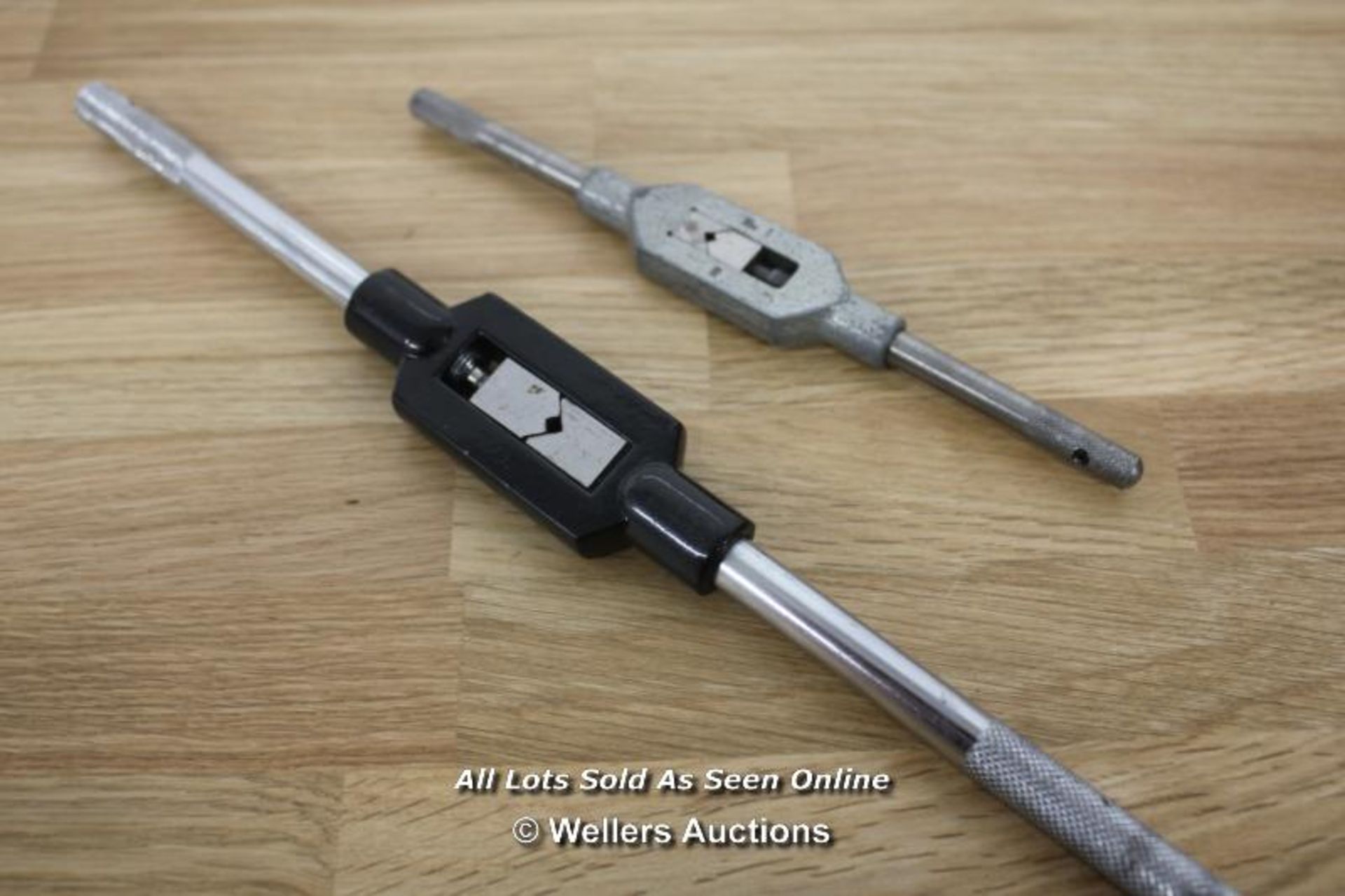 TWO WATCH MAKERS TAP WRENCHES INCLUDING M1-10 AND RADIUS ARM TOOL
