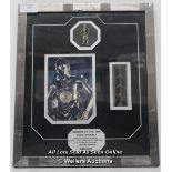 STAR WARS C-3P0 FRAMED LIMITED EDITION PIN BADGE AND 35MM FILM STRIP. 40/300