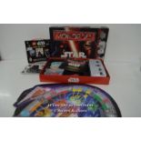 STAR WARS MONOPOLY GAME AND STAR WARS LEGO MINI BOOK SET