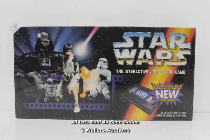 STAR WARS - THE INTERACTIVE VIDEO BOARD GAME, 1995, PARKER GAMES, STILL SEALED