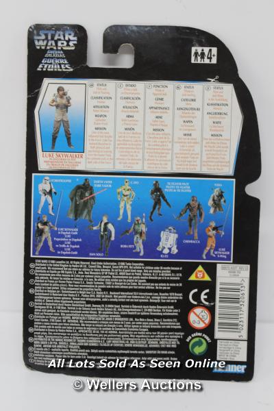 3X STAR WARS - THE POWER OF THE FORCE TRI-LOGO RED CARD FIGURES, BOBA FETT, YODA AND LUKE - Image 7 of 7