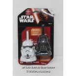 DISNEY STAR WARS WALKIE TALKIE SET / NEW & SEALED