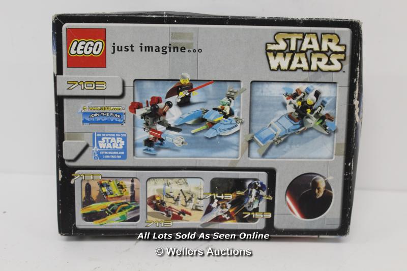 STAR WARS LEGO - 7103 JEDI DUEL, UN-OPENED - Image 2 of 2