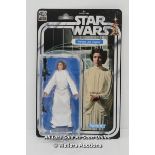 NEW - STAR WARS - 40TH ANNIVERSARY "PRINCESS LEIA ORGANA" 6 INCH FIGURE ON KENNER STYLE CARD