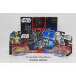 STAR WARS HOT WHEELS - THREE NEW TOYS INCLUDING TIE FIGHTER BLAST OUT BATTLE, C-3P0 AND CHOPPER