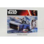 UN-OPENED STAR WARS - THE FORCE AWAKENS FIRST ORDER SNOWSPEEDER WITH SNOWTROOPER FIGURE
