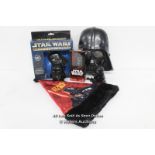 STAR WARS DARTH VADER SELECTION OF ITEMS INCLUDING, COMPUTER MOUSE,MASK,CHRISTMAS HAT, ACTION