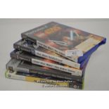 5X ASSORTED STAR WARS CONSOLE GAMES INCLUDING THE FORCE UNLEASHED(XBOX 360) , BATTLE FRONT AND