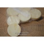 *TEN WATER BUFFALO BONE SPACERS [LQD215]