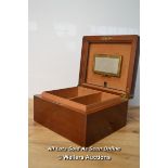 *WOOD HUMIDOR CIGAR BOX 24CM X 12CM [LQD215]