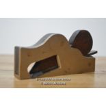 *GORGEOUS LITTLE UNNAMED SHOULDER GUNMETAL AND MAHOGANY PLANE [LQD215]