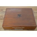 *MAHOGANY DOCUMENT BOX [LQD215]