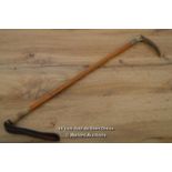 *RIDING CROP . STAG HORN HANDLE [LQD215]