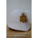 *REPRODUCTION PITH HELMET OF THE 24TH FOOT ZULU WAR HELMET, 1877 22CM [LQD214]