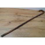 *TALL ANTLER AND CORIAN GUN REST, WADING AND HIKING STICK ON HAZEL SHANK [LQD215]