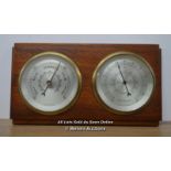 *1960S COMITTI OF LONDON SHIPS BAROMETER & THERMOMETER ON [LQD215]