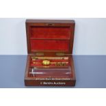 *MAHOGANY CASED SIKES' HYDROMETER [LQD215]