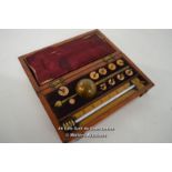 *MAHOGANY CASED SIKES HYDROMETER LOFTUS 321 OXFORD ST LONDON [LQD215]